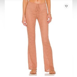 Camila Coelho tan beach pants XS